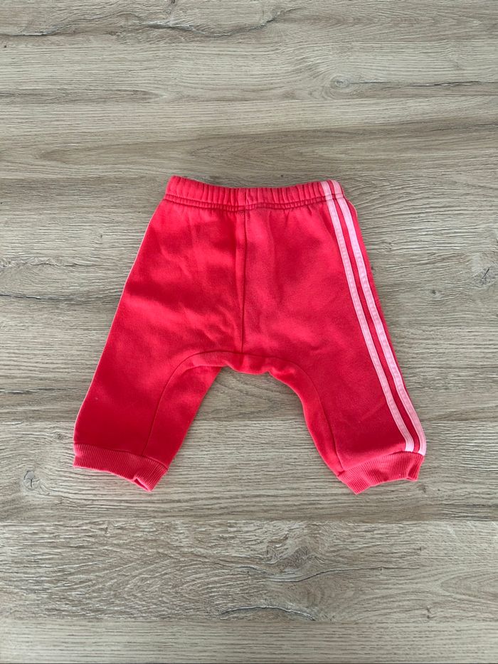 Pantalon de jogging rose Adidas bébé fille taille 3-6 mois - photo numéro 4