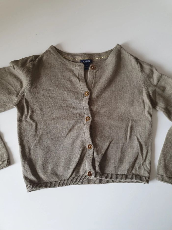 Gilet kaki Kiabi 3 ans