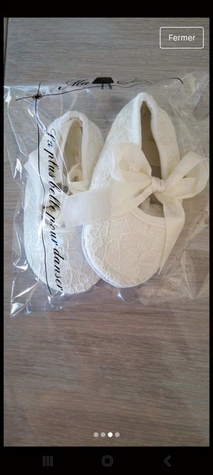 Chaussons baptême/cérémonie - photo numéro 3