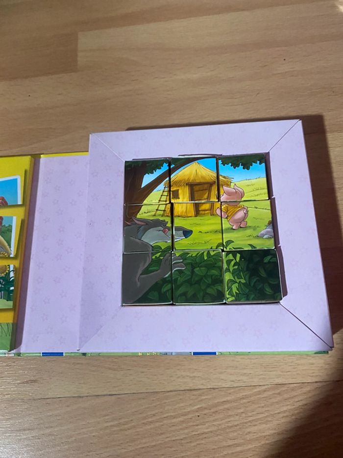Mon premier livre-puzzle les trois petit cochon - photo numéro 2