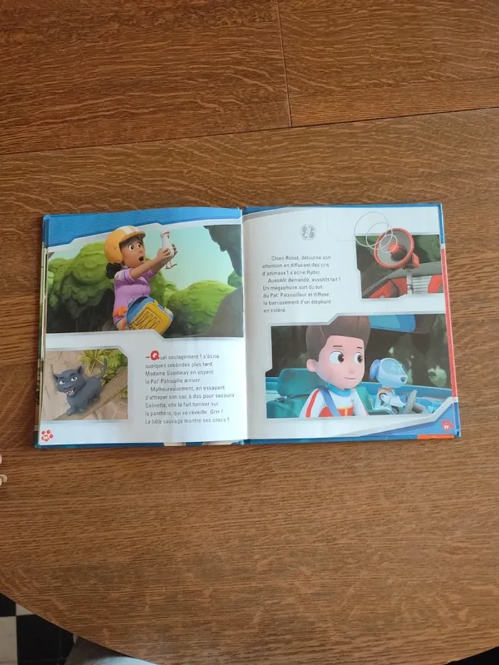 Livre paw patrol sauvetage sur une tyrolienne - photo numéro 19