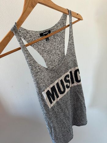 Débardeur gris Jennyfer