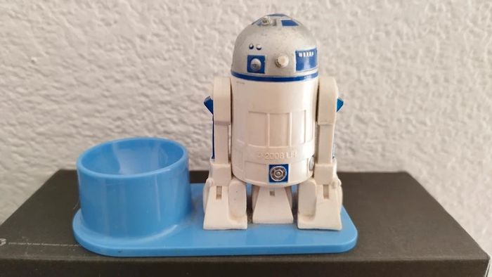 Coquetier Star Wars Starswars R2D2 Collector BBB vintage bleu Egg cup Oeuf SW - photo numéro 2