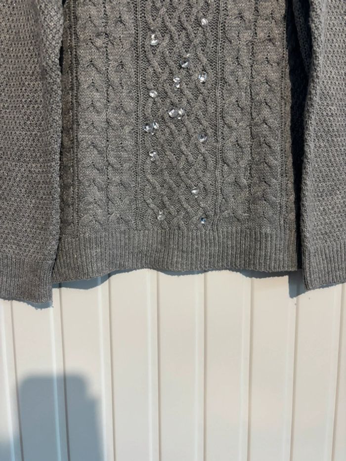 Pull Gris Sequins 16 ans - photo numéro 4