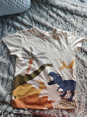 2 t-shirt enfant jungle / animaux tape a l'œil 