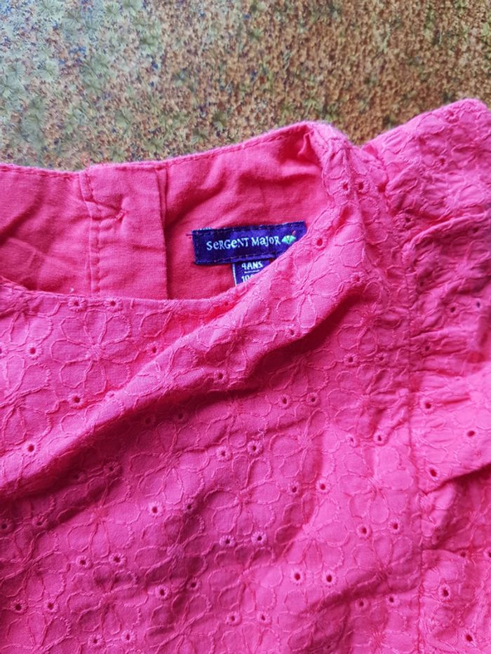 Blouse à fleurs sergent major fille 4ans - photo numéro 2