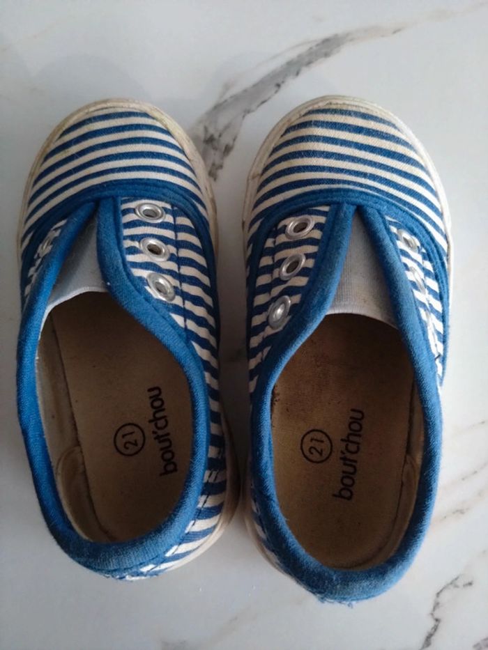 Ballerines chaussures en toile été bébé t 21 - photo numéro 3