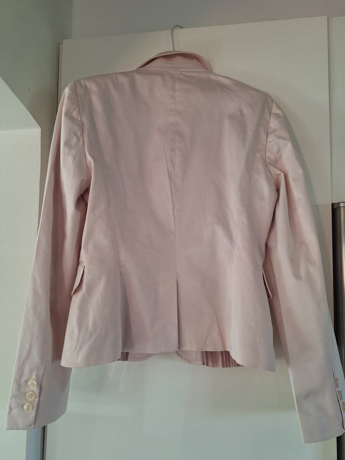 Veste rose clair  taille 42 de belle qualité - photo numéro 4
