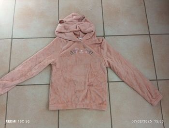 Sweat pyjama chat taille 10/12 ans