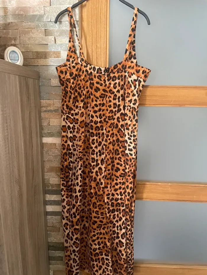 Robe bustier corset imprimé léopard taille xl - photo numéro 5