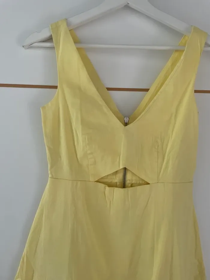 Robe-short jaune XS Mango - photo numéro 3