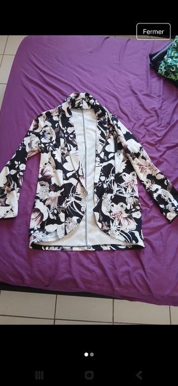 Blazer a motif femme