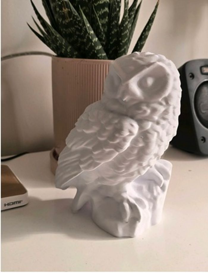Statue Chouette blanche - photo numéro 2