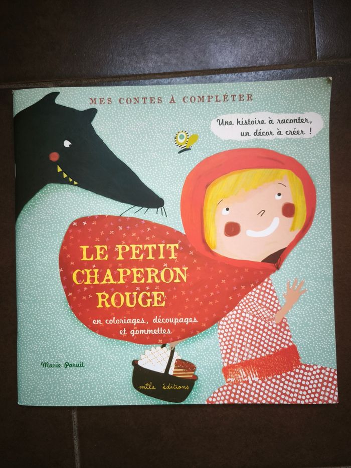 Livre conte activités Le petit chaperon rouge Mila