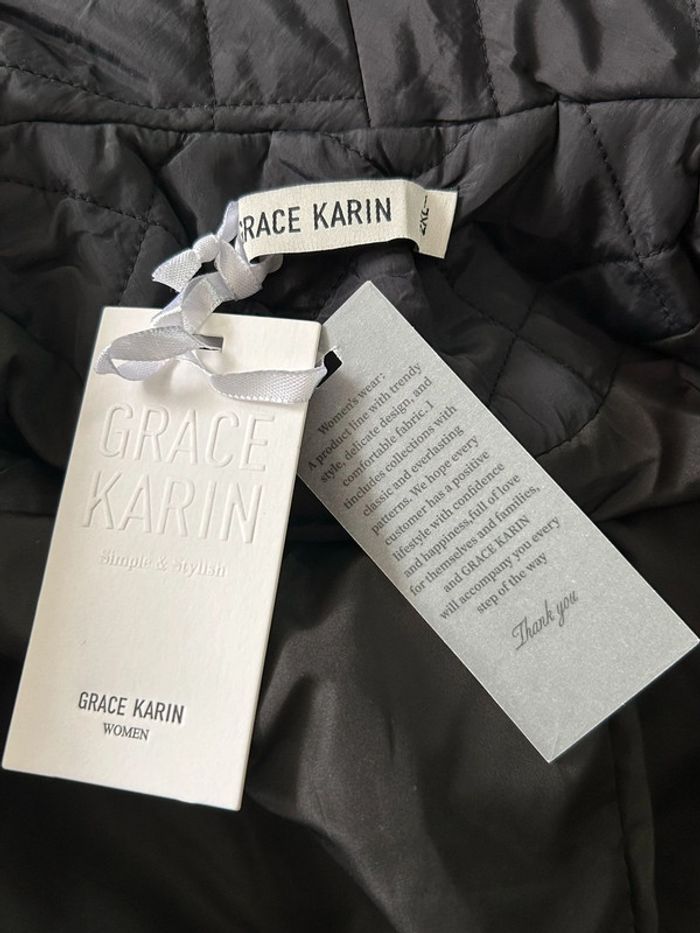 Veste noir de grace karin pour femme taille XXL - photo numéro 4
