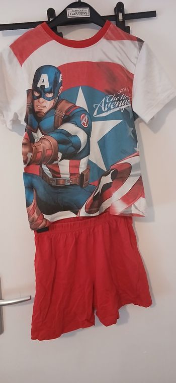 Pyjama short capitaine america