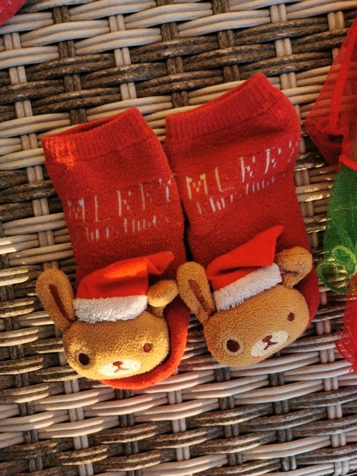 Robe tunique de Noël et chaussons - photo numéro 5