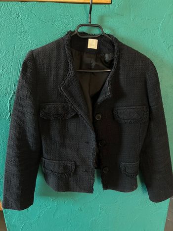 veste courte en tweed