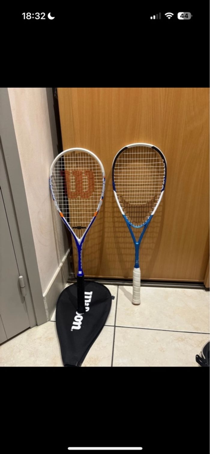 Lot SAC + Raquettes tennis + squas - photo numéro 7