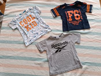 Lot 3 tee shirt manches courtes 9 mois