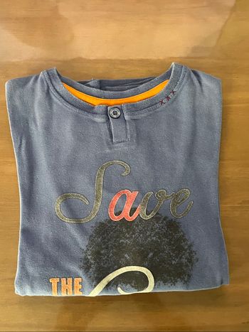 Teeshirt manches longues mauve YCC 10 ans