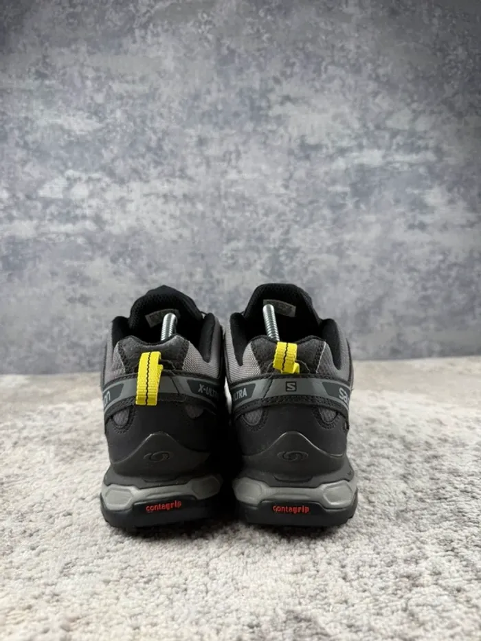 Salomon X Ultra 2 Gore-Tex - Black & Grey & Yellow - photo numéro 4