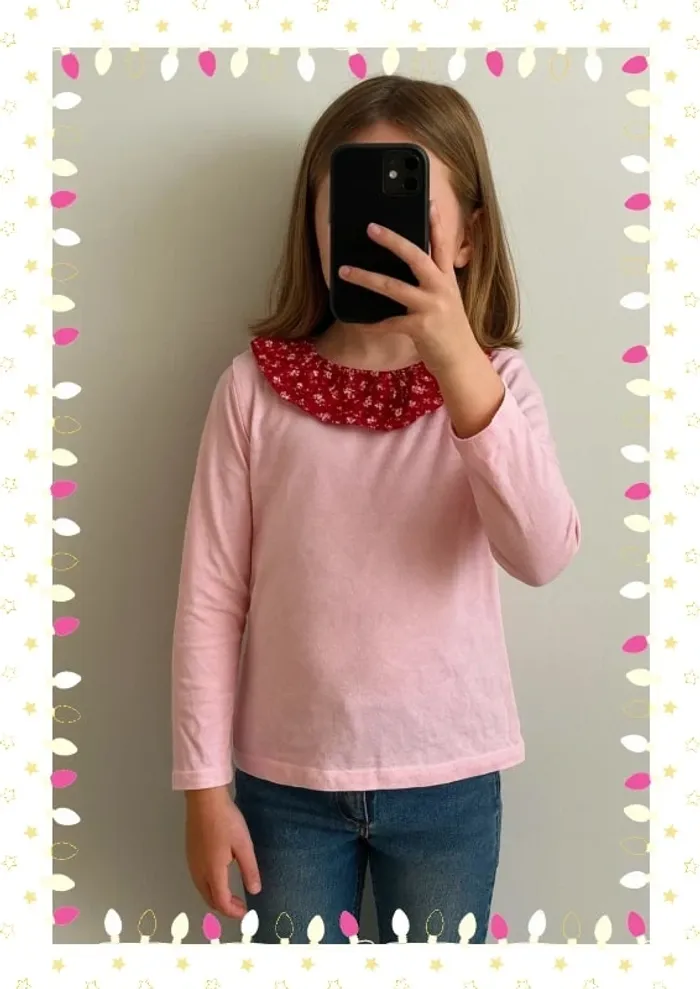 T-shirt taille 10 ans rose enfant fille kiabi - photo numéro 2