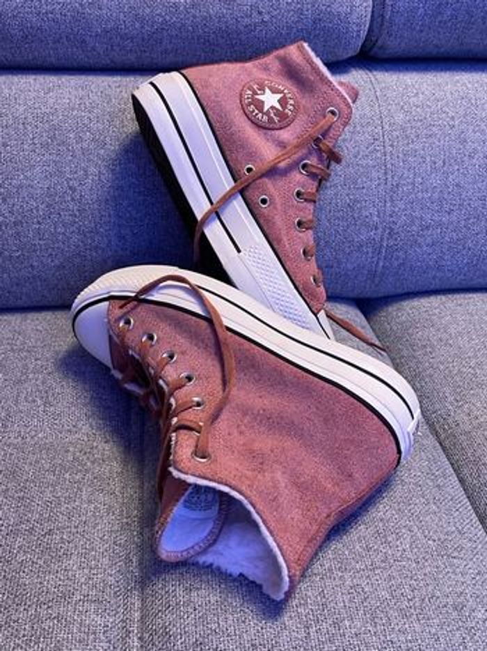 Converse hivernal / cuir suédé / 39 / très bon état - photo numéro 3