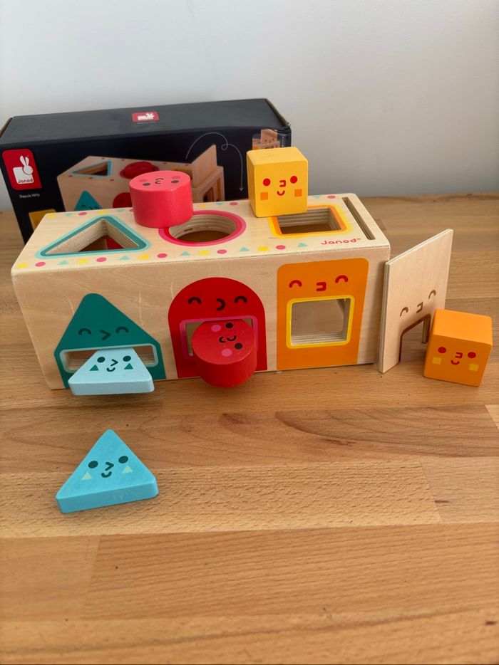 Boîte à formes géométriques Janod +12