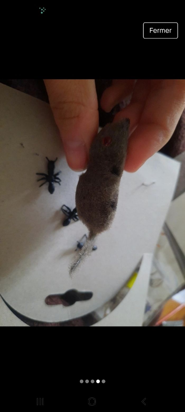 Lot figurine souris fourmis mini animaux idéal bouteilles sensorielle - photo numéro 4