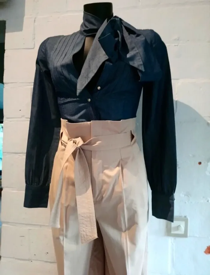 Pantalon taille haute - photo numéro 2