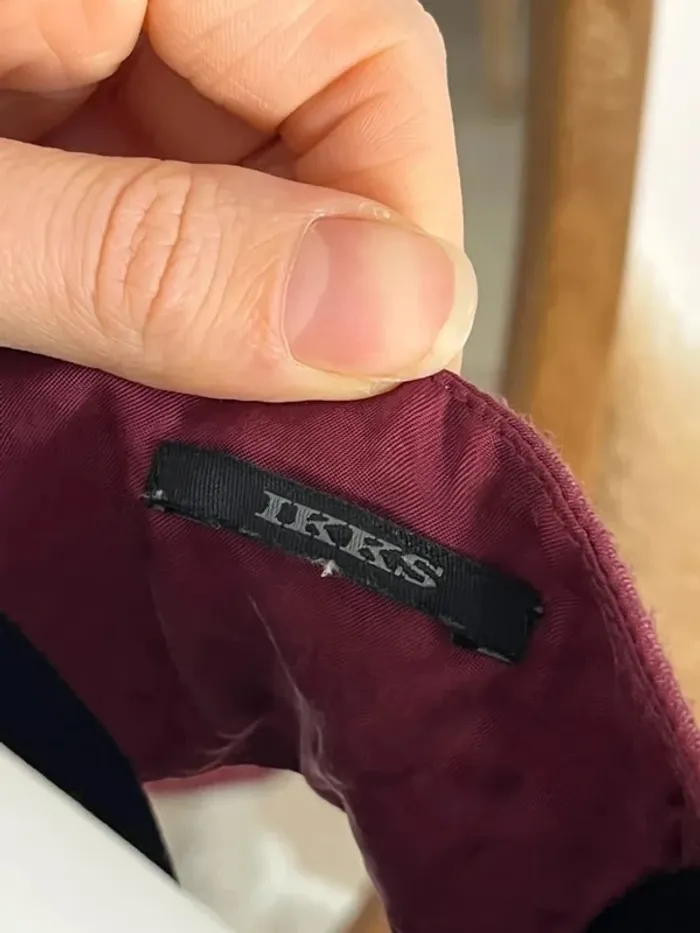 Robe bordeaux/prune satinée IKKS - photo numéro 5