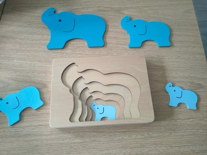 Puzzle en bois 18mois et + - photo numéro 3