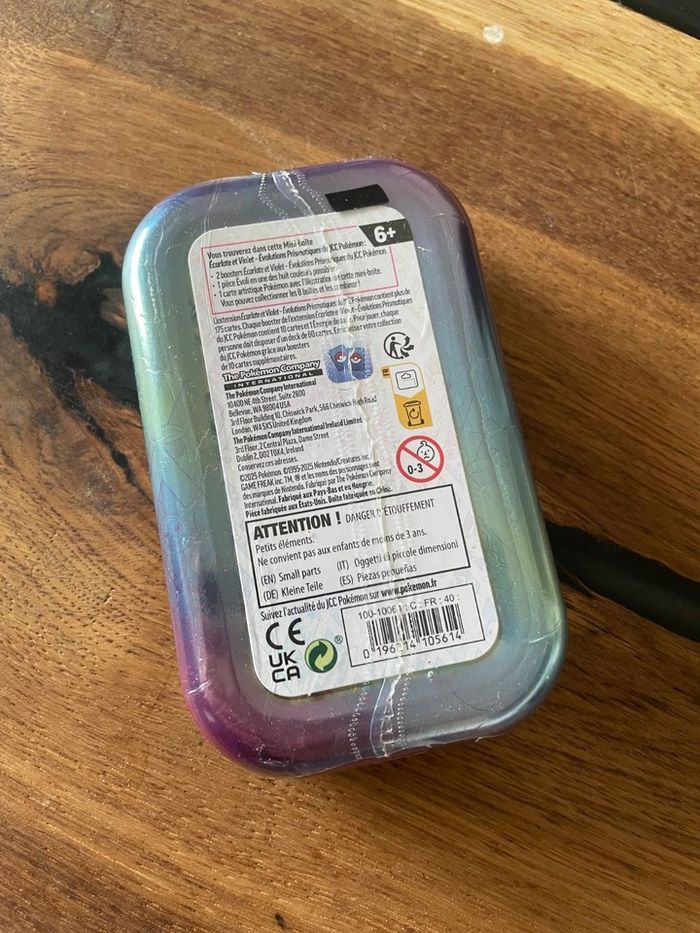 Mini-Tins Mentali Pokémon EV8.5 : Evolutions Prismatiques Français (NEUF/SCELLE) - photo numéro 2