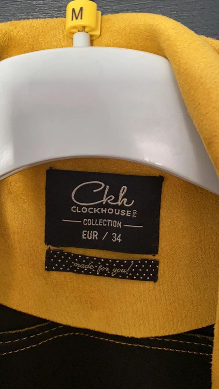 Veste style perfecto jaune C&A - photo numéro 4