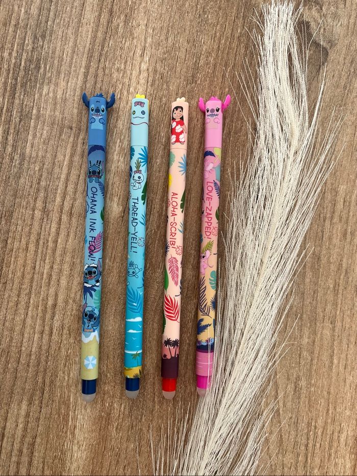 Stylos effaçables Stitch X4