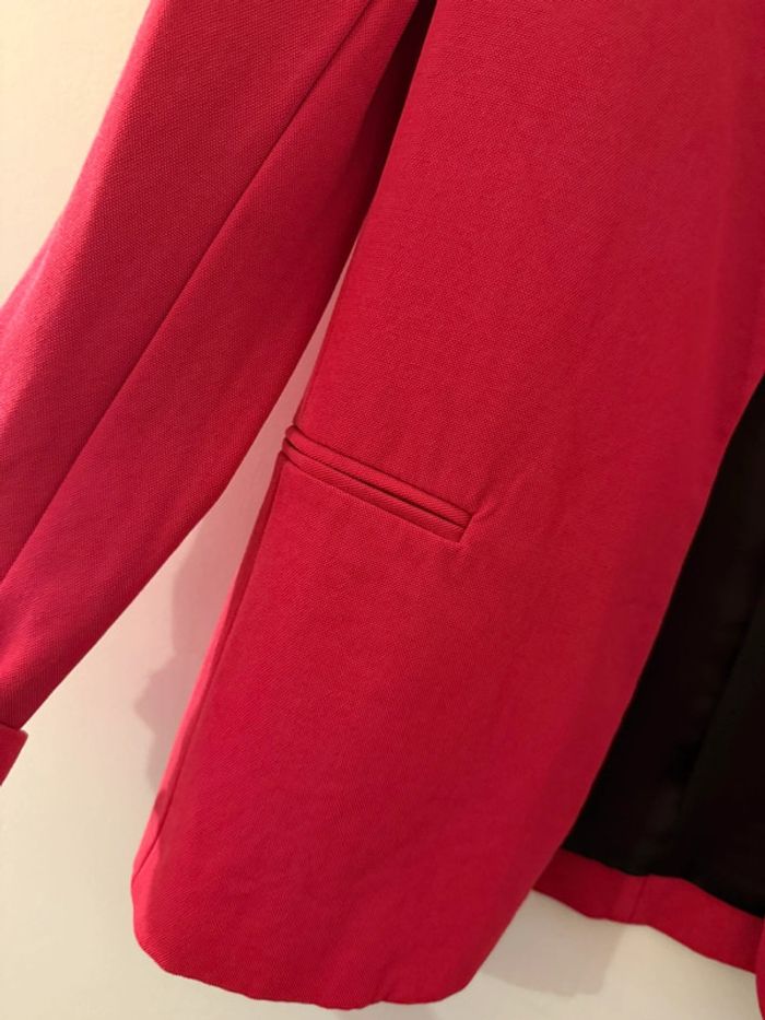 Blazer rose et noir Zara - photo numéro 3