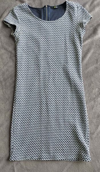 Robe bleue et blanche - M - MIM