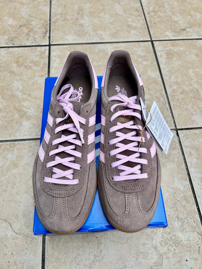 Sneakers Adidas Handball Spezial coloris Trace Brown-Clear Pink - photo numéro 9