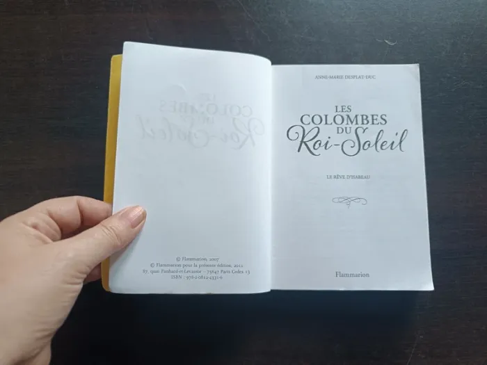Livre LES COLOMBES DU ROI SOLEIL - N° 5 - photo numéro 2