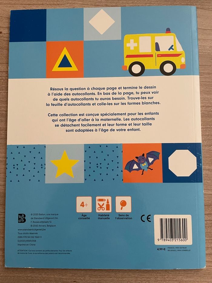 Livre activités maternelle