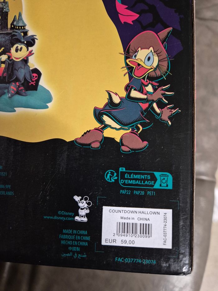 Figurine disney calendrier de compte à rebours halloween mickey et minnie - photo numéro 5