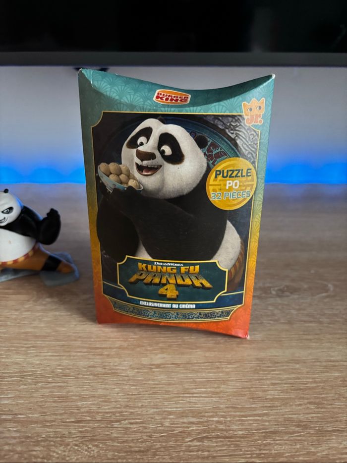 Lot figurine kung-fu panda et puzzle Burger  King - photo numéro 2