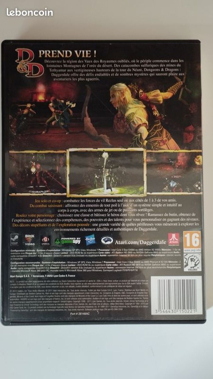 Jeu Pc Dvd Daggerdale - photo numéro 2