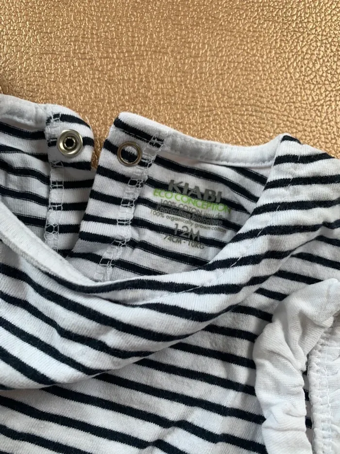 Lot quatre tee shirt avec volant aux épaules - photo numéro 4