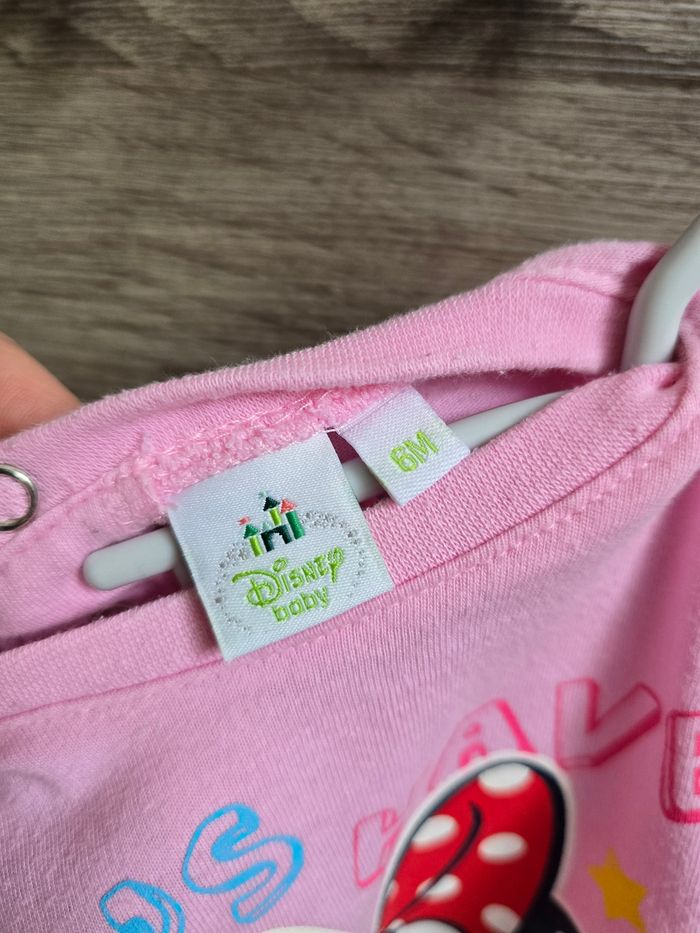 Vêtement Bébé Fille - T-shirt ML Minnie rose - Disney - 6 mois - photo numéro 5