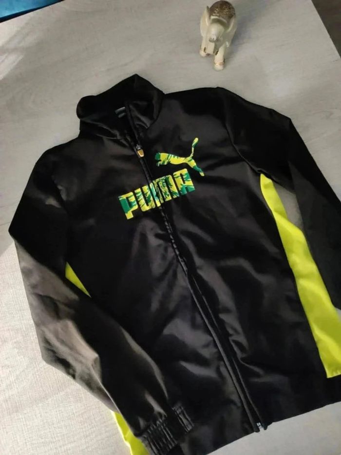Jacket Puma Zip Garçon Noir - photo numéro 2