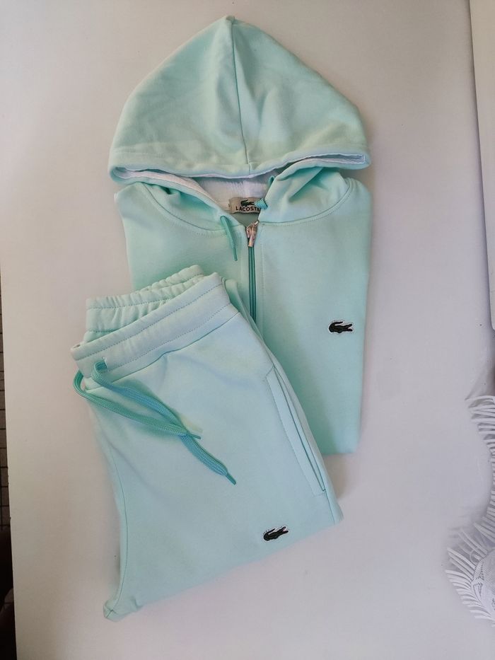 Ensemble jogging Lacoste vert clair taille S
