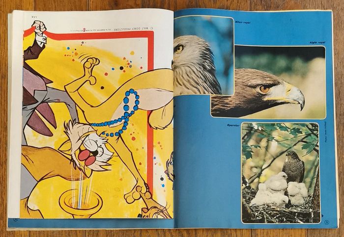 Ancien journal de mickey avec poster géant Les Aristochats 1982 N°1584 vintage - photo numéro 4
