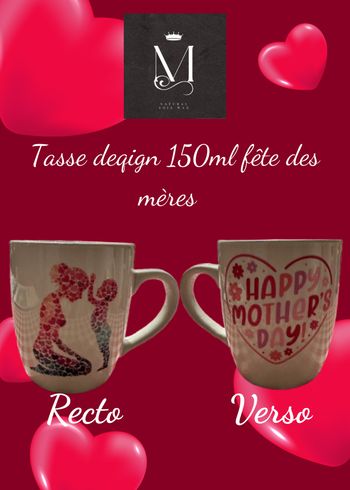 Tasse design fête des mères 150ml